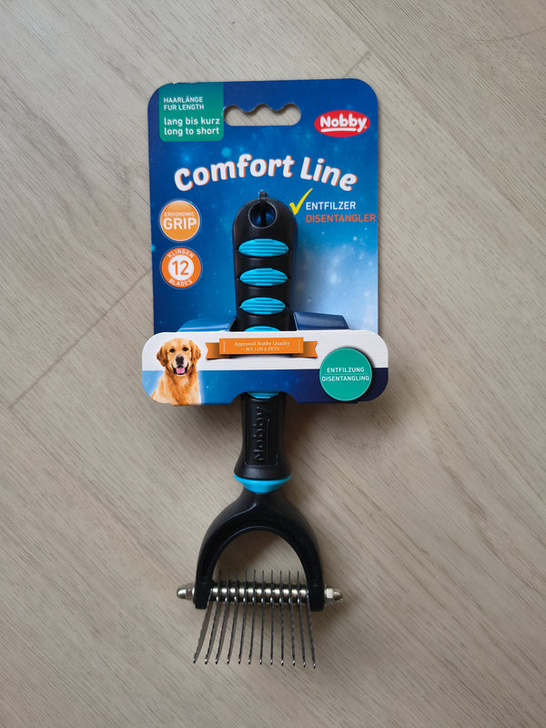 Nobby Comfort Line 2-in-1 Dematting & Undercoat Remover Tool