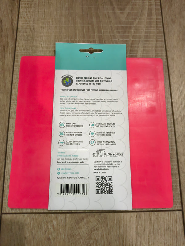 LickiMat Playdate Cat Lick Mat - Pink