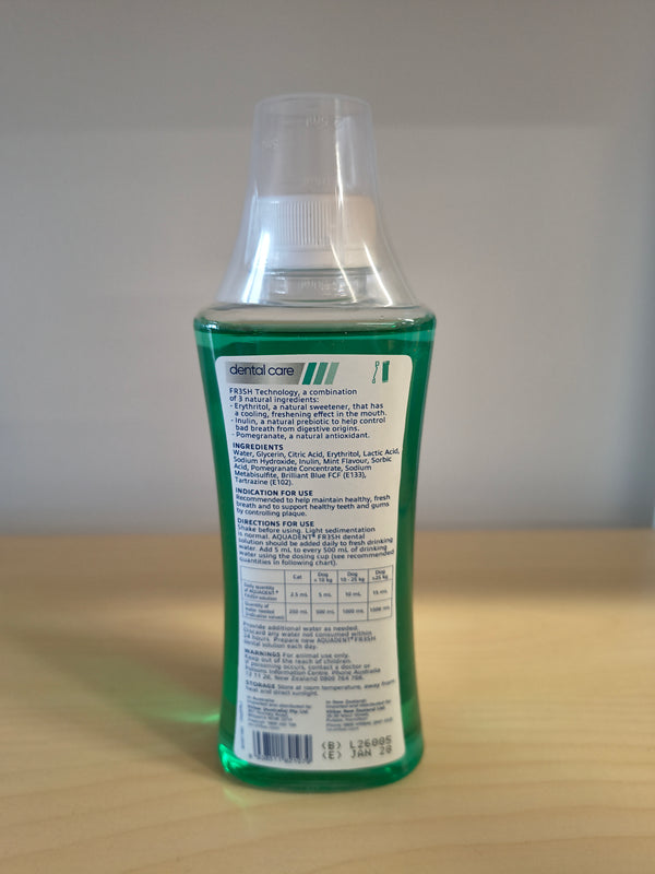 Aquadent Fresh Water Additive for Dogs & Cats