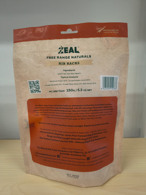 Zeal Free-Range Rib Racks 150g - Natural Dog Chew from New Zealand