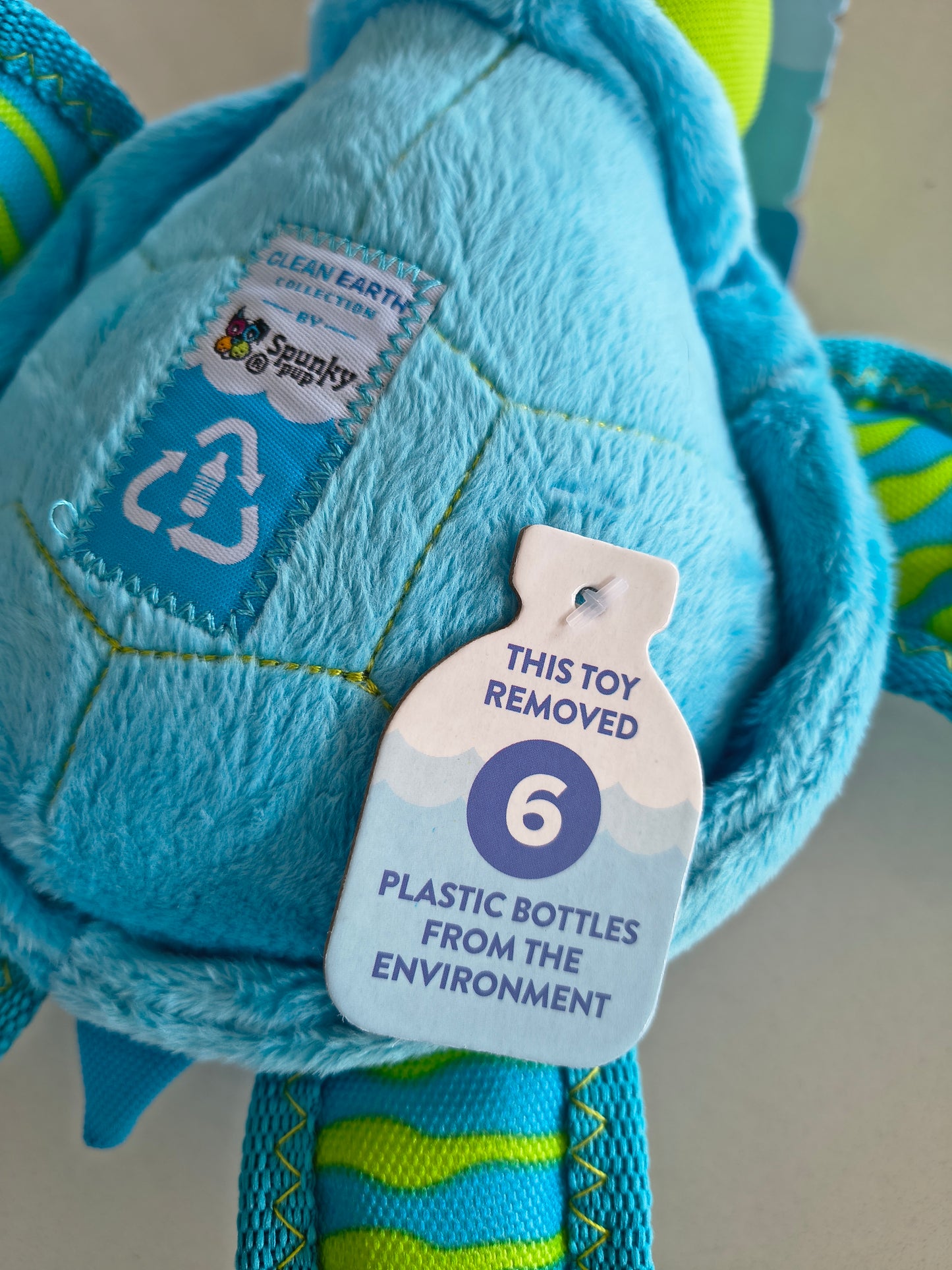 Spunky Pup Clean Earth Turtle Large