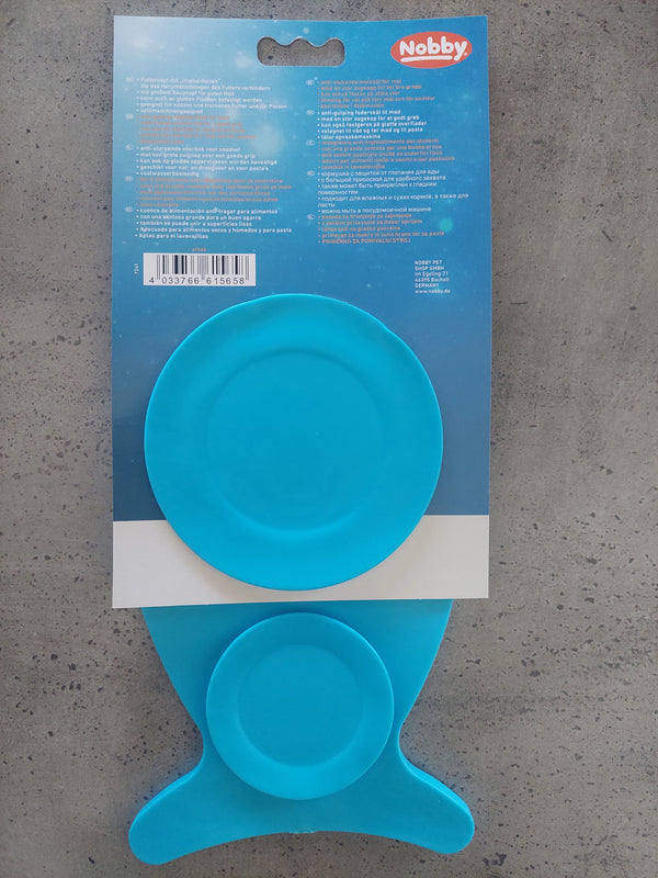 Nobby Silicone Slow Feeder Dog Bowl - Fish Shape