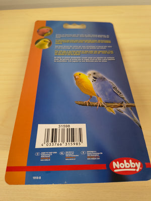 Bird Flower-Mirror Toy 24cm - Interactive Cage Toy with Bell