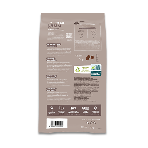 Sanabelle Life Sensitive with lamb &amp; blueberries Dry Cat Food