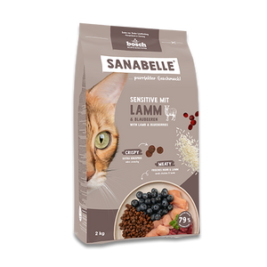 Sanabelle Life Sensitive with lamb &amp; blueberries Dry Cat Food