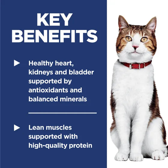 Hill's Science Diet Adult 7+ Senior Cat Food - Premium Nutrition for Mature Cats 6kg